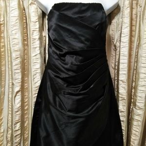 Studio Y Black Strapless Dress
